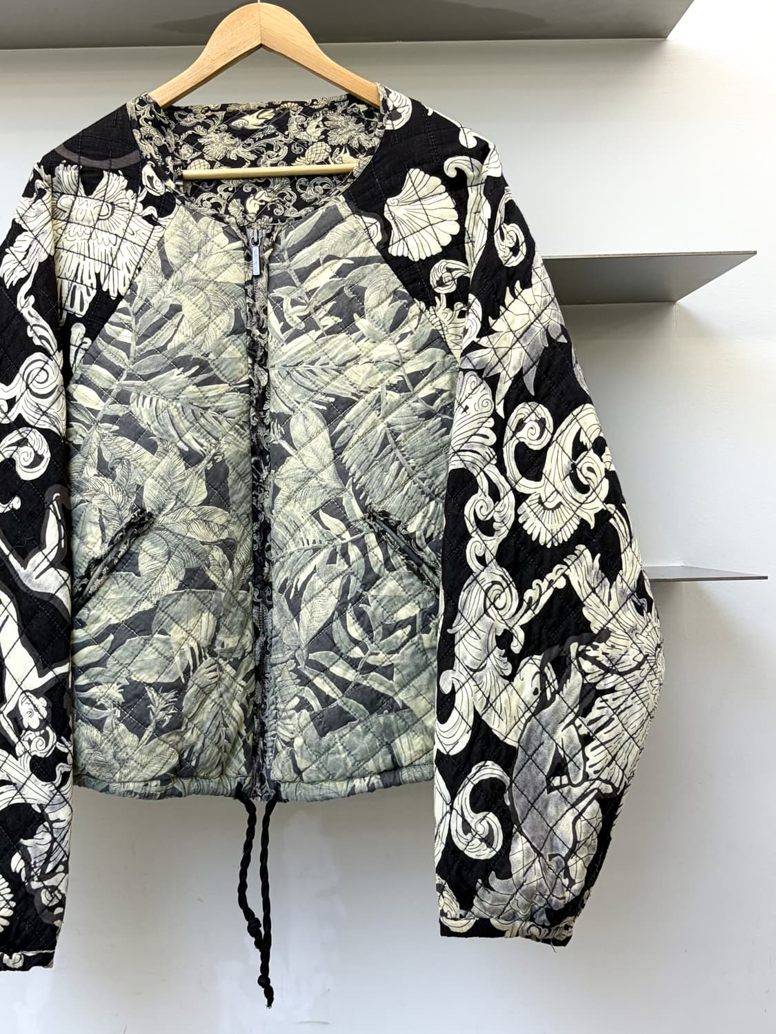 빈티지 팜트리 정글 퀼티드 자켓 상품이미지2