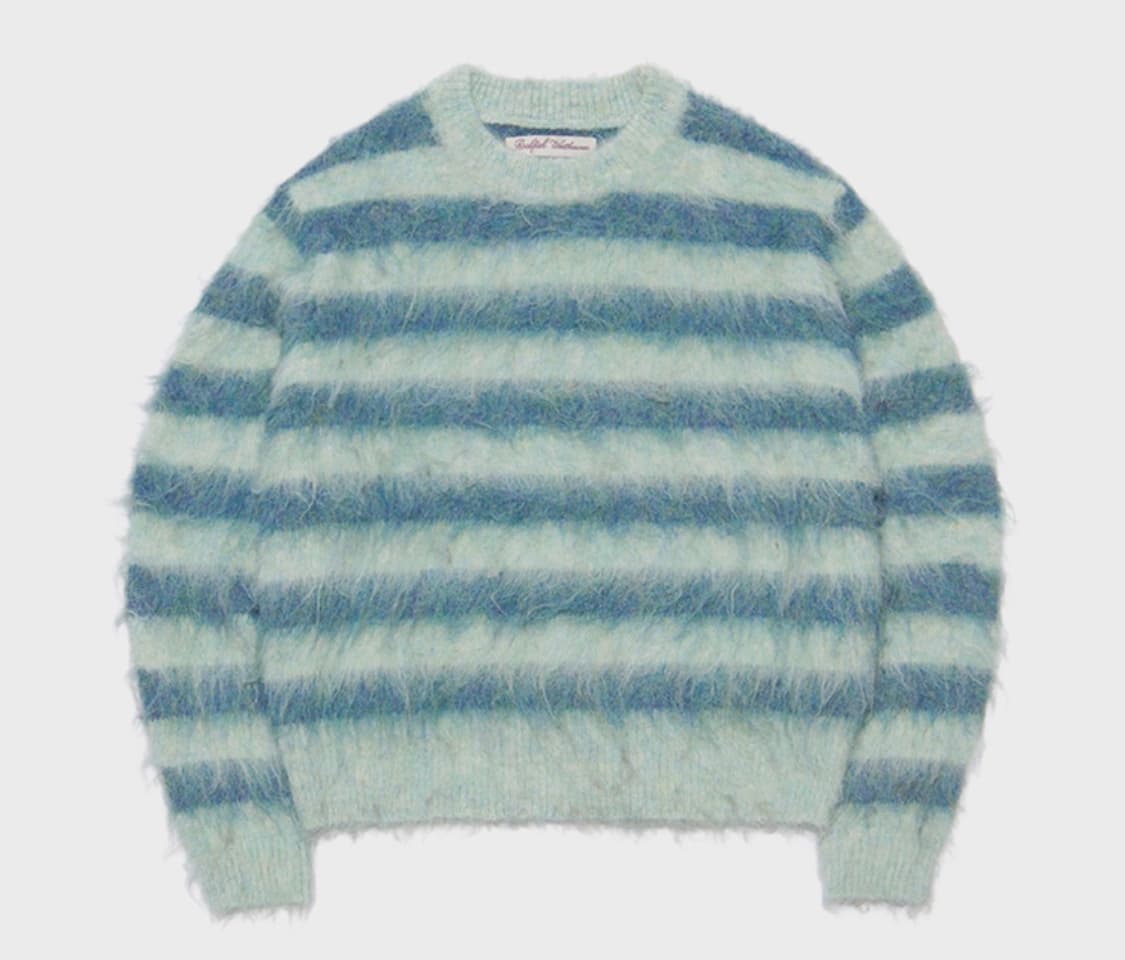 STRIPE SHAGGY KNIT 상품이미지2