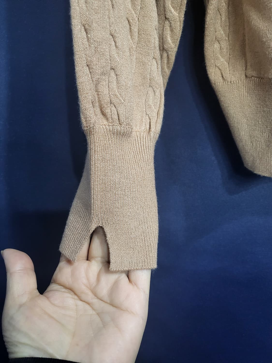 후드 케이블 가디건 상품이미지5