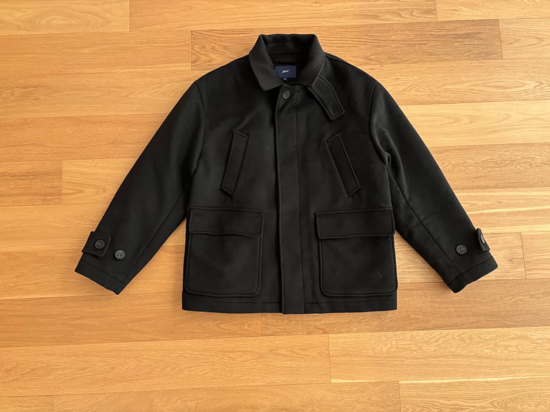 예일 발마칸 하프 코트 블랙 M 상품이미지2