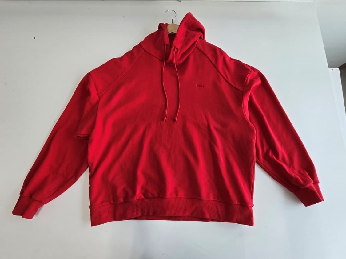 준지 Juun.j x 니키 하레 루즈핏 그래픽 후드 레드 M 상품이미지1