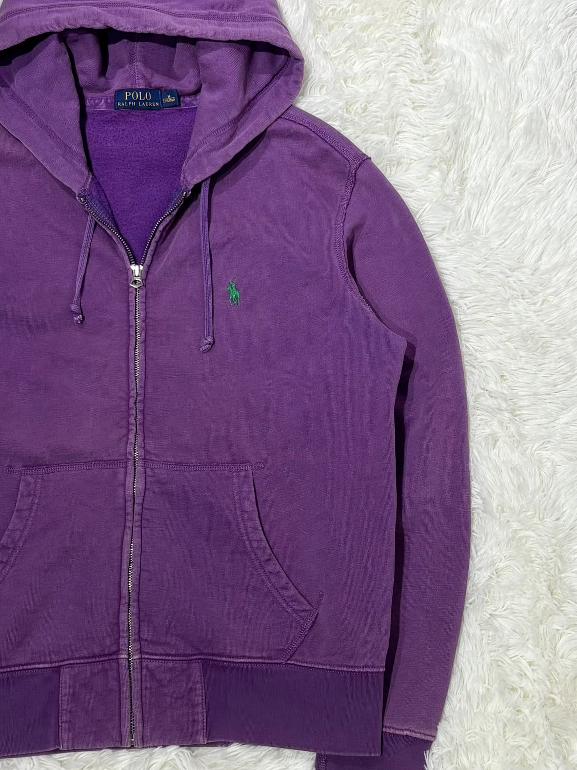 폴로랄프로렌 그린포니 퍼플 워싱 후드집업 상품이미지6