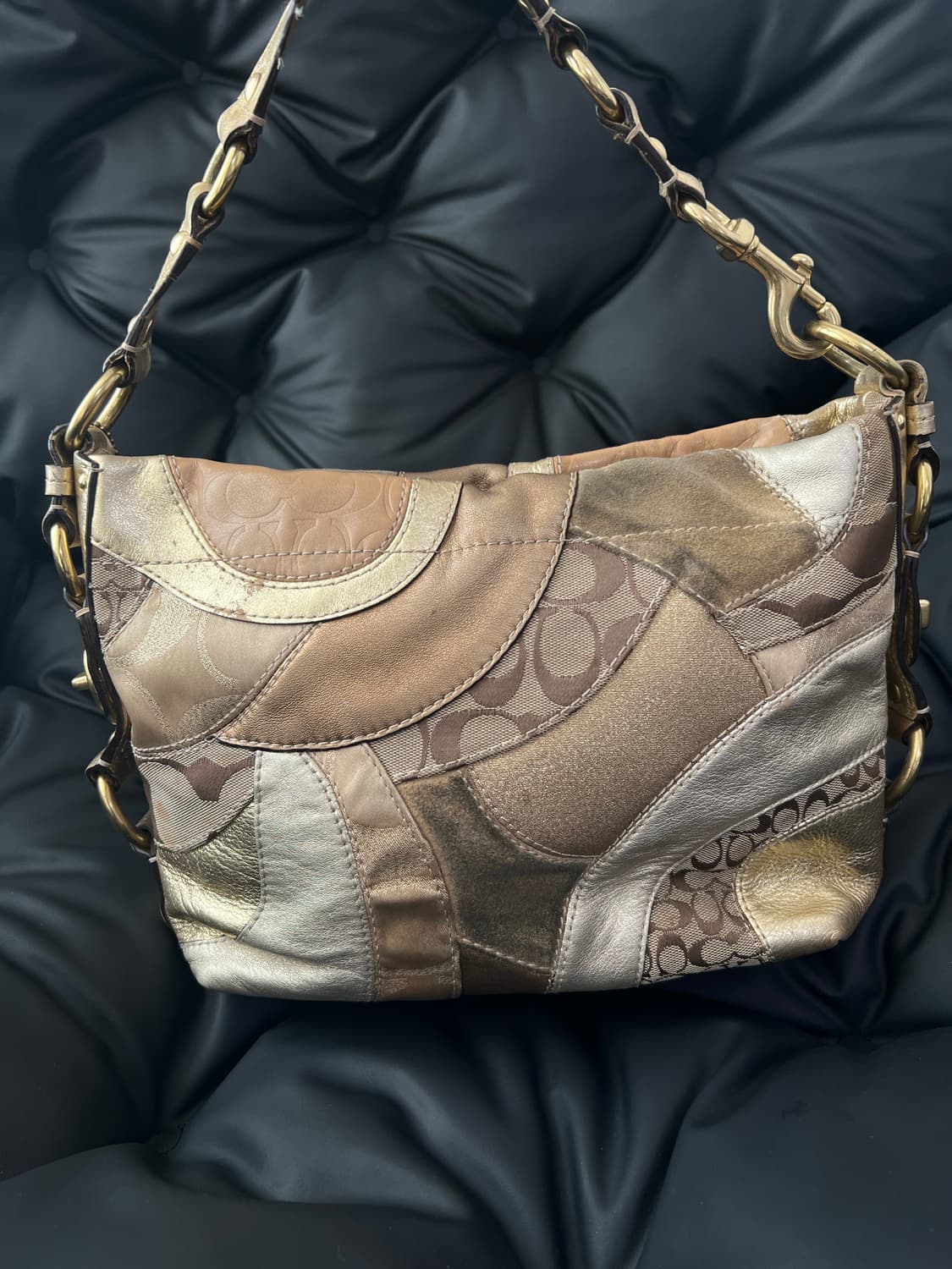 코치 칼리 패치워크 숄더백 상품이미지3