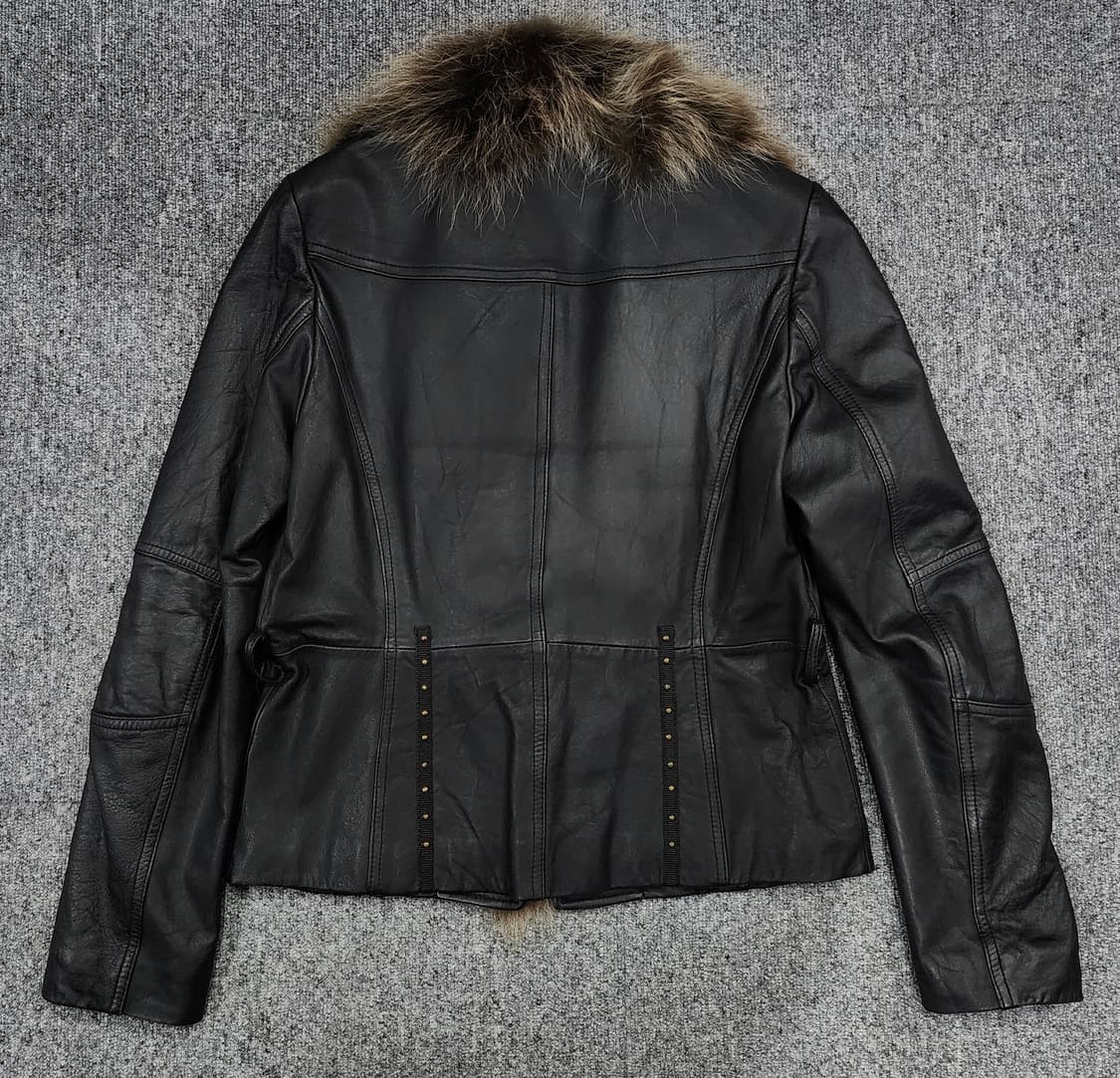 빈티지 양가죽 라쿤 퍼 가죽자켓 상품이미지2