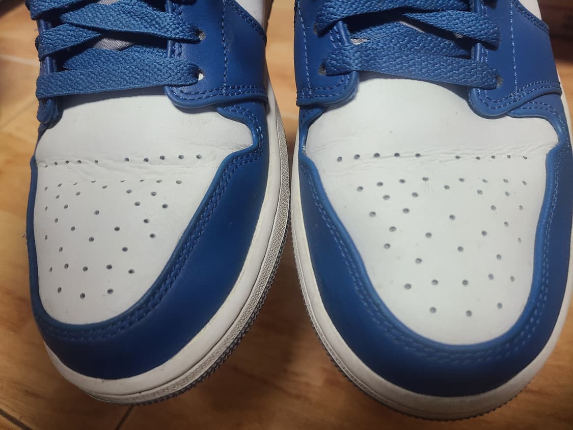 나이키 조던1로우 트루블루 270(265추천) 상품이미지2