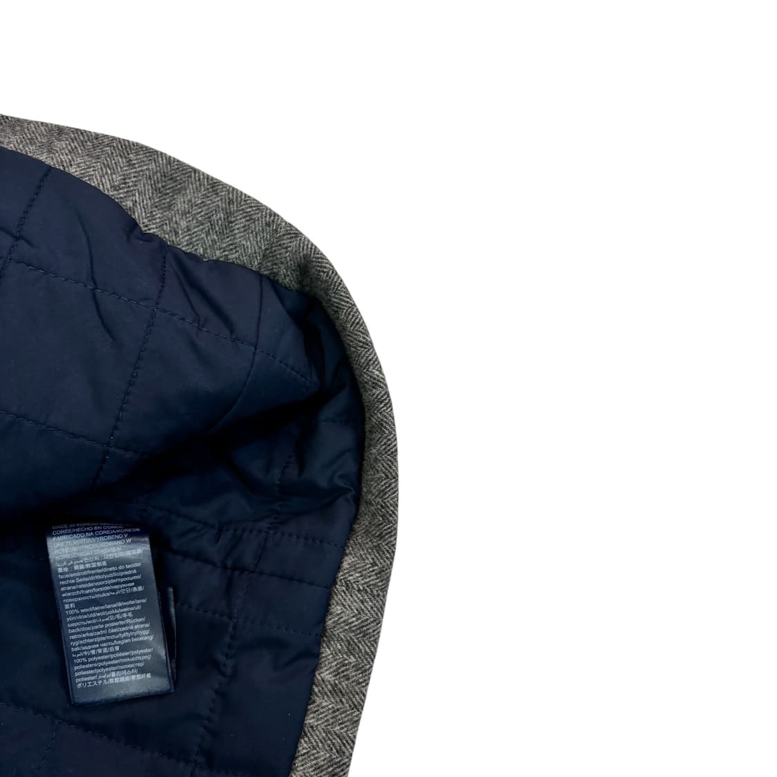 타미힐피거 헤링본 울 누빔 코트 상품이미지4