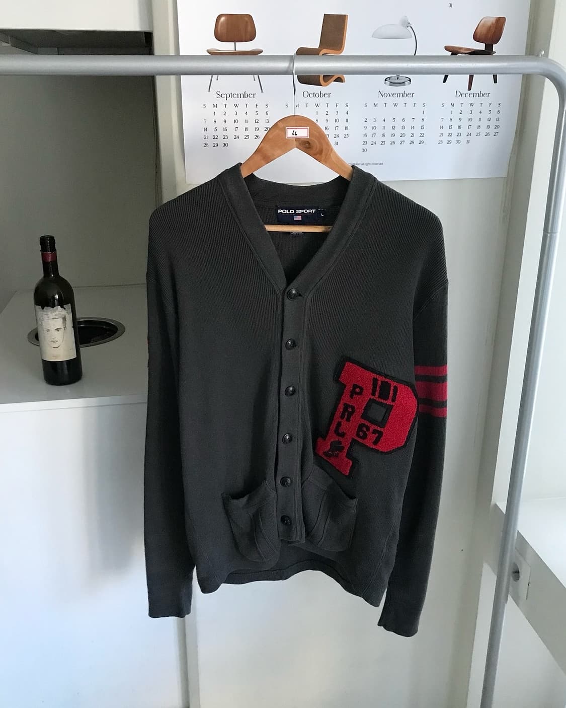 폴로 P패치 가디건 상품이미지2