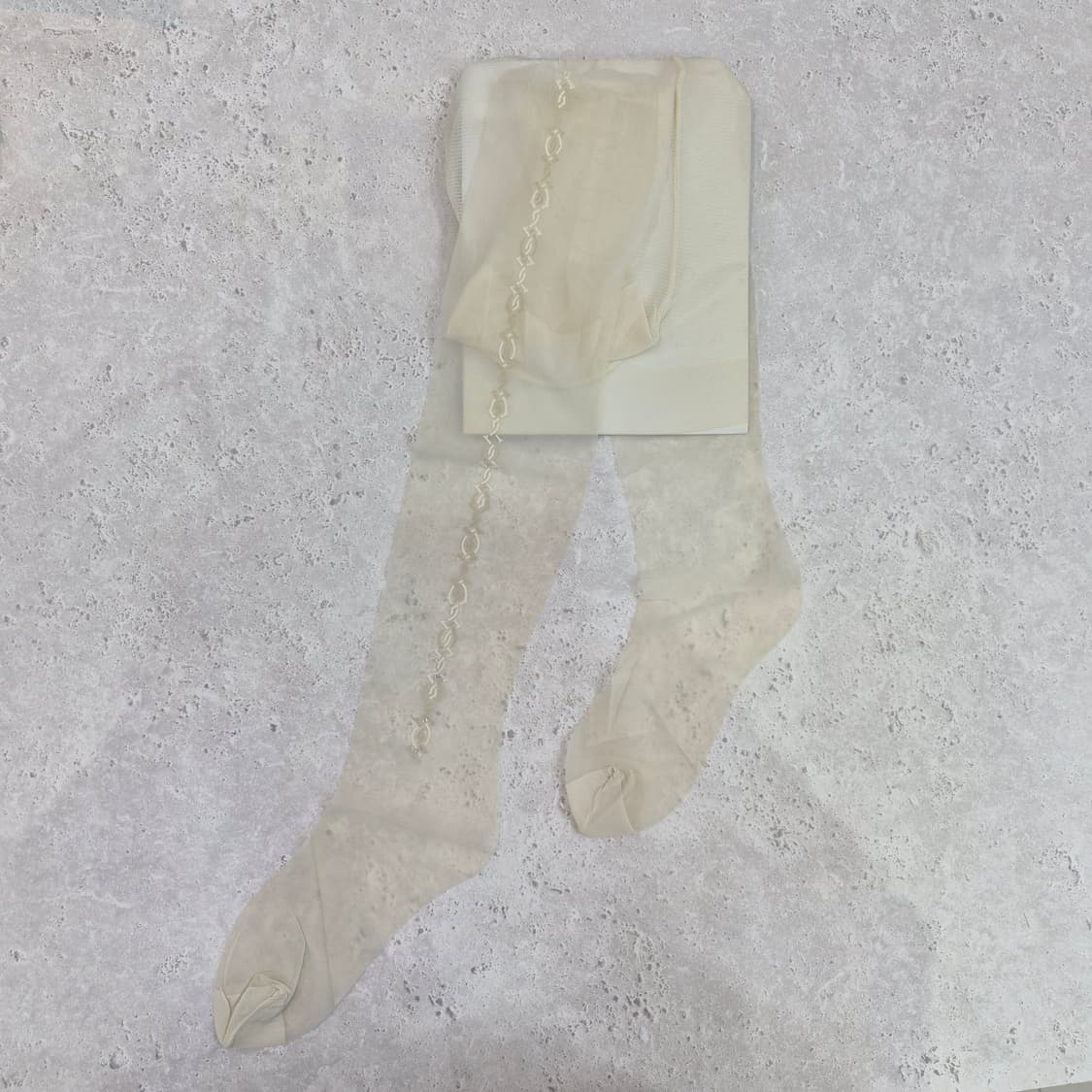 발렌티노 가라바니 아이보리 스톤장식 팬티스타킹 상품이미지3