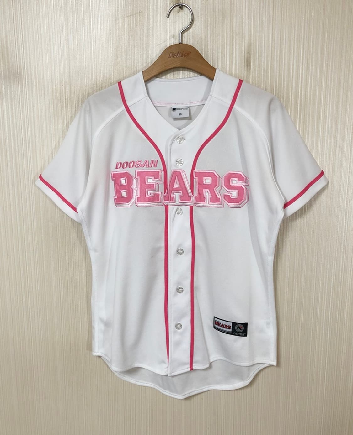 KBO 두산베어스 핑크유니폼/져지 90 #52 김재호 상품이미지1