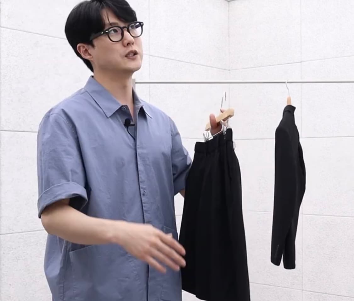 [S] 코스 앵글 포켓 코튼 반팔 셔츠 상품이미지8