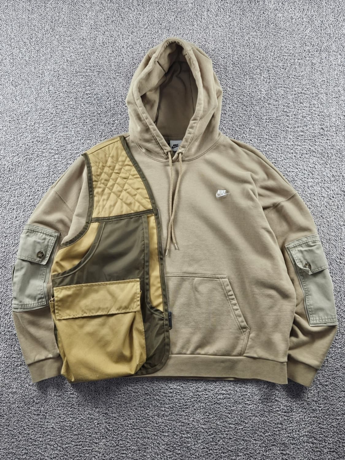 나이키 포켓 베스트 커스텀 스웻 후드 티셔츠 ( XL ) / 10991 상품이미지1