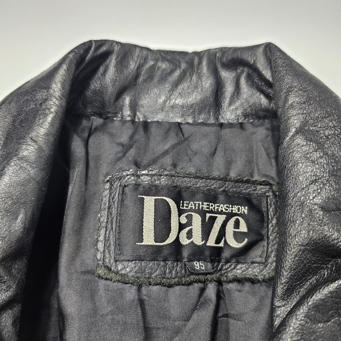 DAZE 빈티지 소가죽 자켓 M 상품이미지6