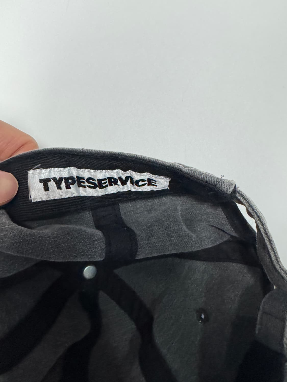 타입서비스 웹 빈티지 그레이 워싱 볼캡 상품이미지3