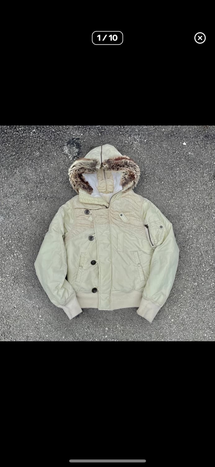 00s 디젤 울프죠 퍼자켓 y2k  상품이미지1