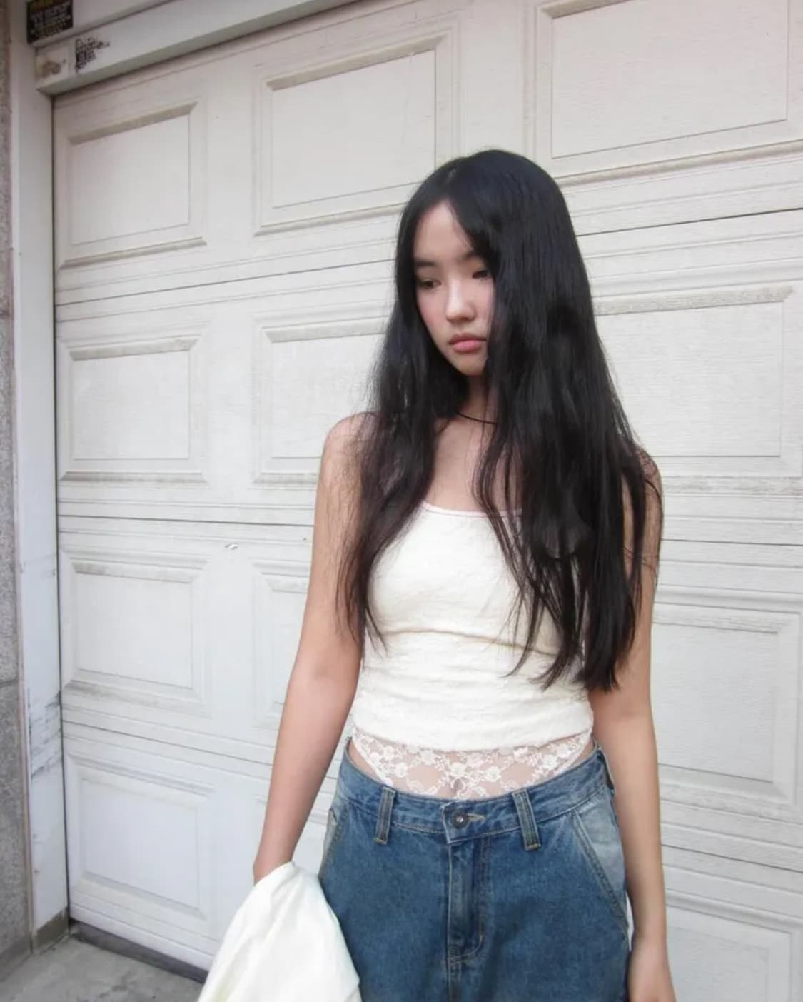 lace jumpsuit white 상품이미지4