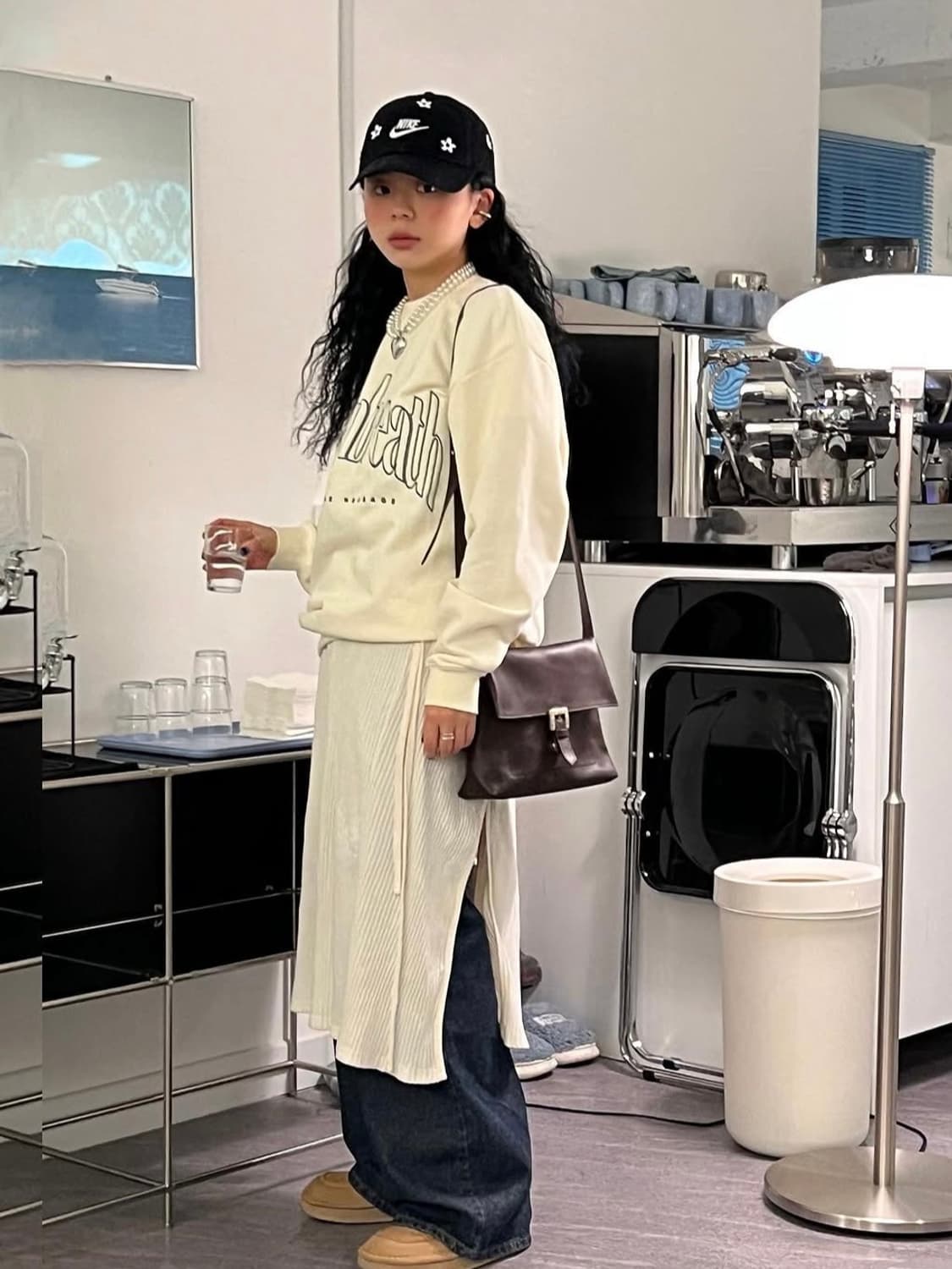 아뜰리에도산 커스텀 나이키 볼캡 상품이미지3