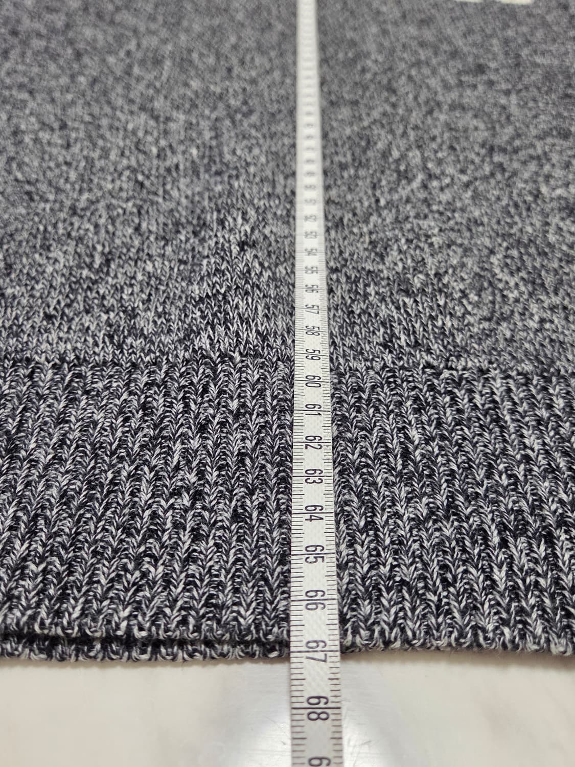 피오갓에센셜 멜란지 그레이 니트 상품이미지8