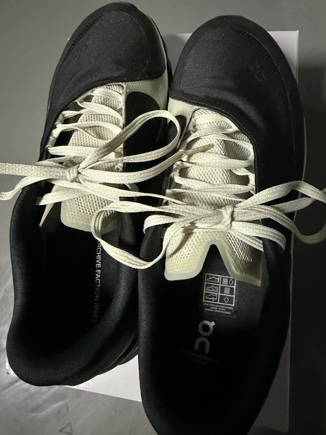 (275) 온파프 온러닝 파프 ON x PAF 클라우드몬스터 하이퍼 블랙 상품이미지1