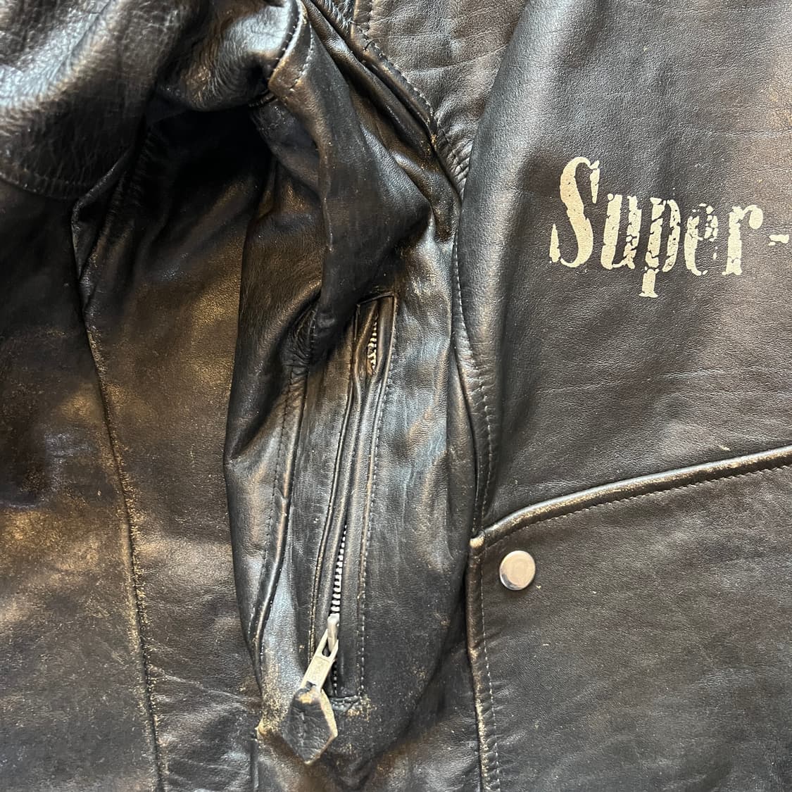 80s Lee Trevor D포켓 라이더자켓 부코j24 상품이미지8