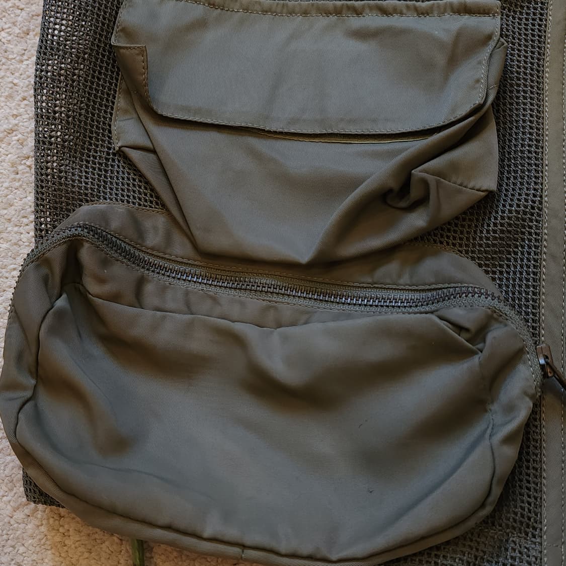 오리지널 미군 헬리콥터 조종사 에어포스 멀티포켓 메쉬 베스트 M 상품이미지7