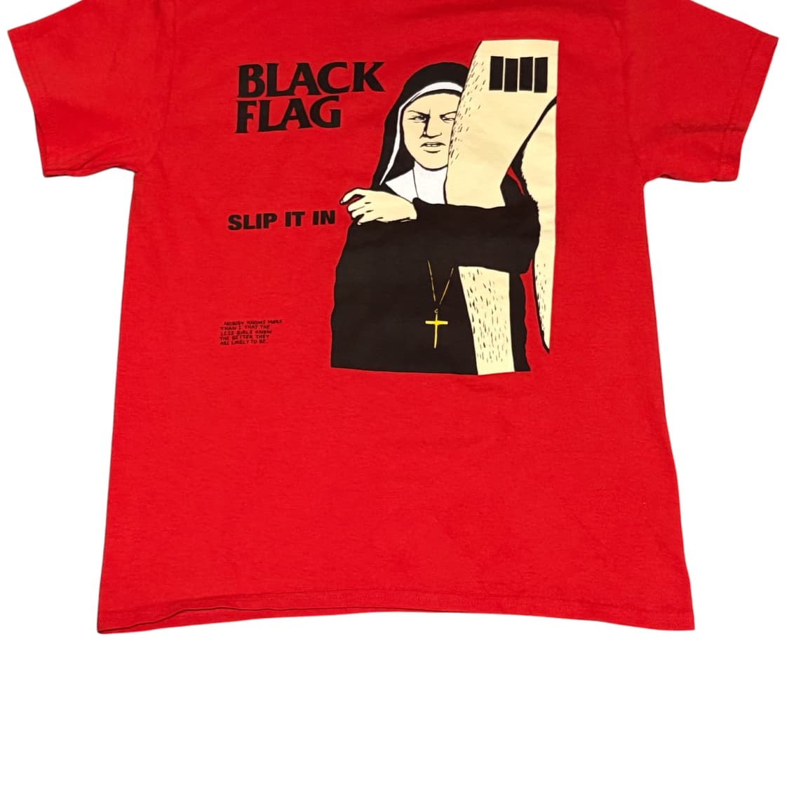 블랙플래그 빈티지 밴드티 M black flag 상품이미지2