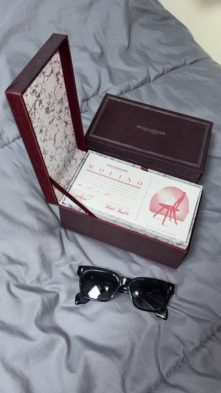 새상품 자크마리마지 몰리노 Sterling Silver 선글라스 안경 상품이미지3