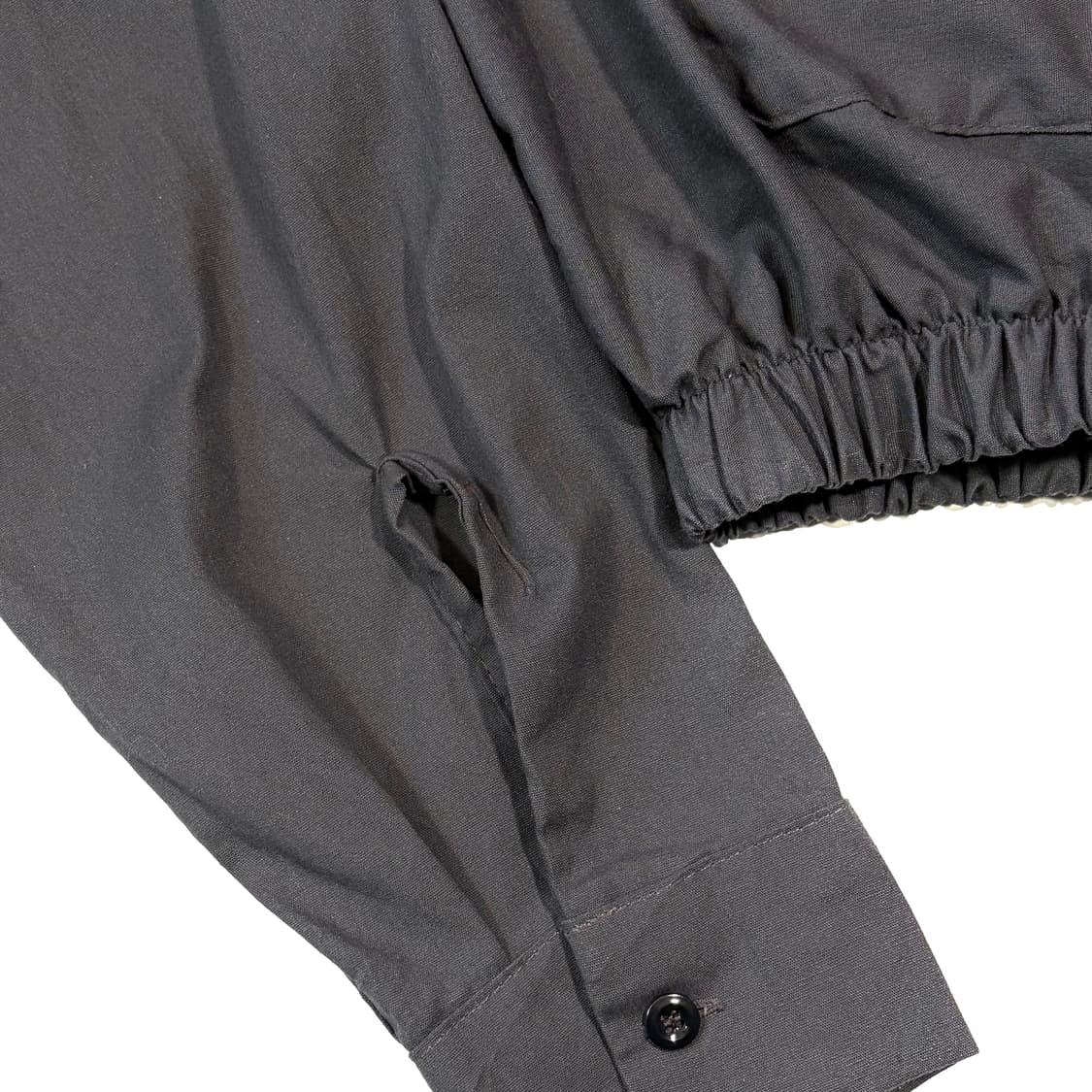 STONES 그레이 긴팔 크롭 셔츠 상품이미지5