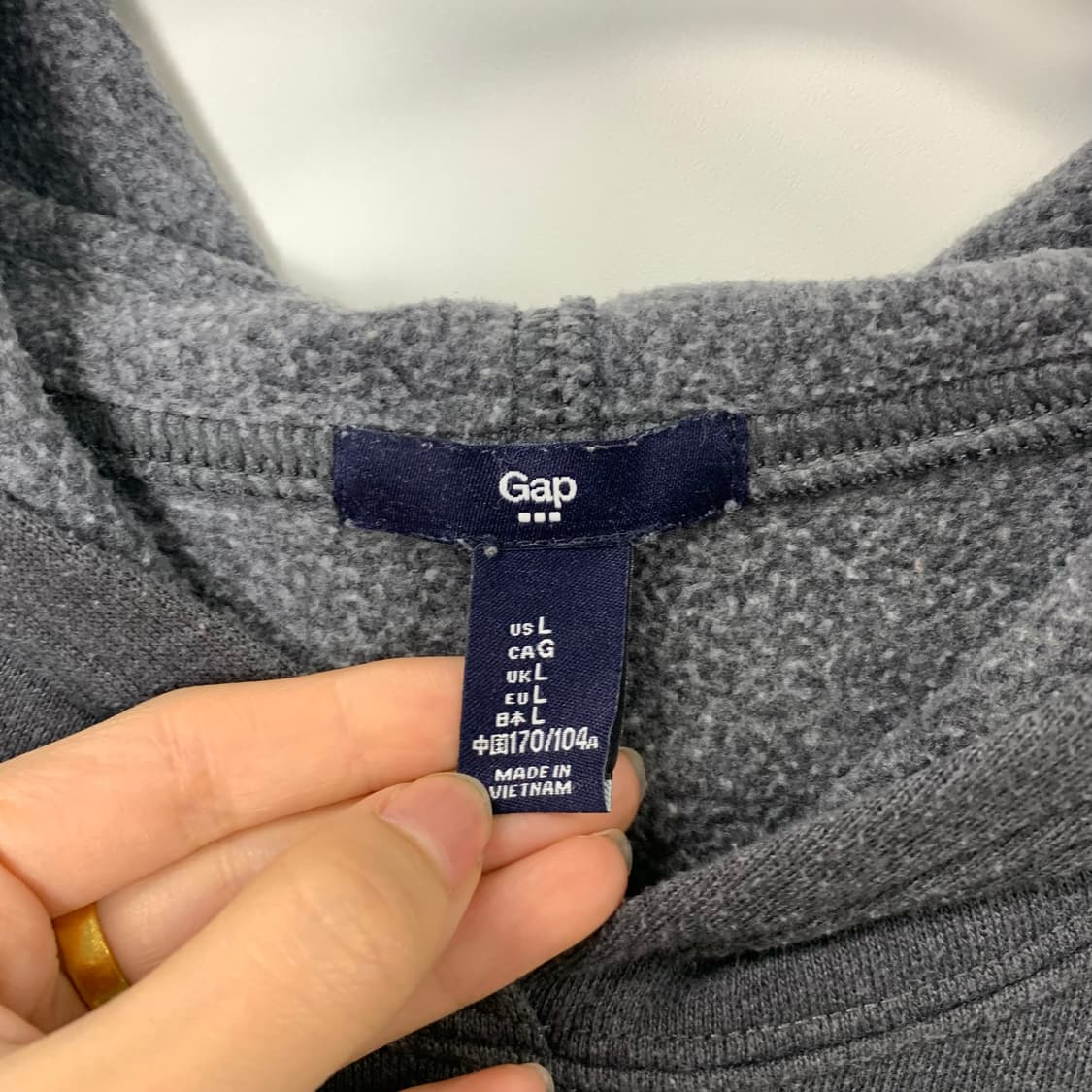 Gap 갭 차콜 후드티 상품이미지6