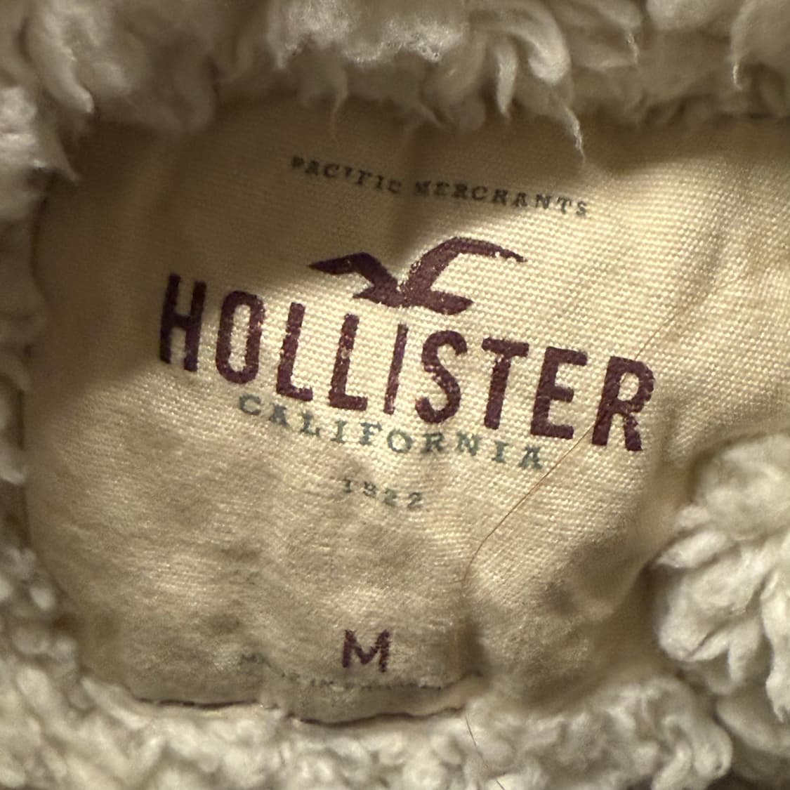 홀리스터 양털 네이비 후드집업 상품이미지5