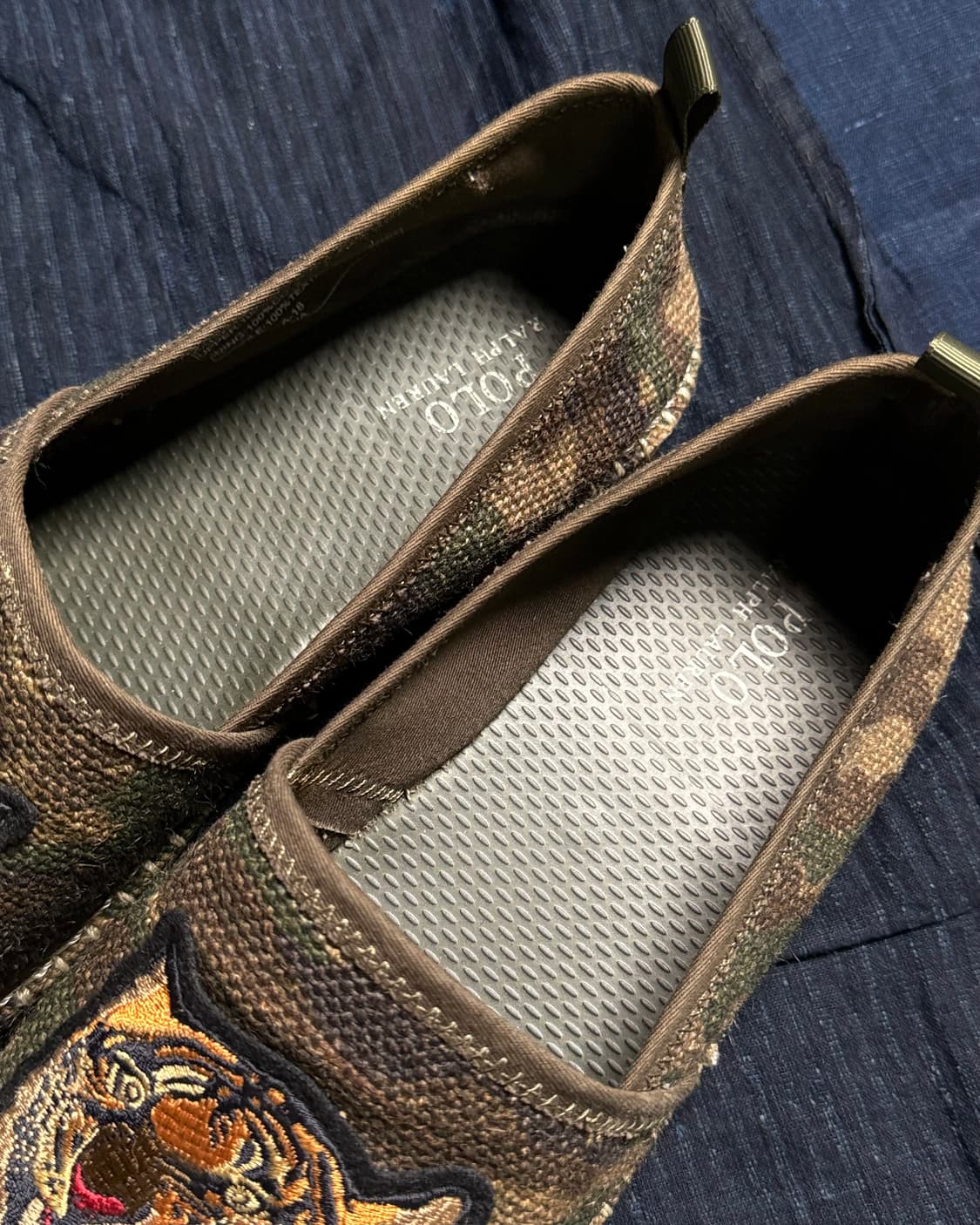 폴로 랄프로렌 바론 카모 벌랩 에스파드류 US 9.5 상품이미지4