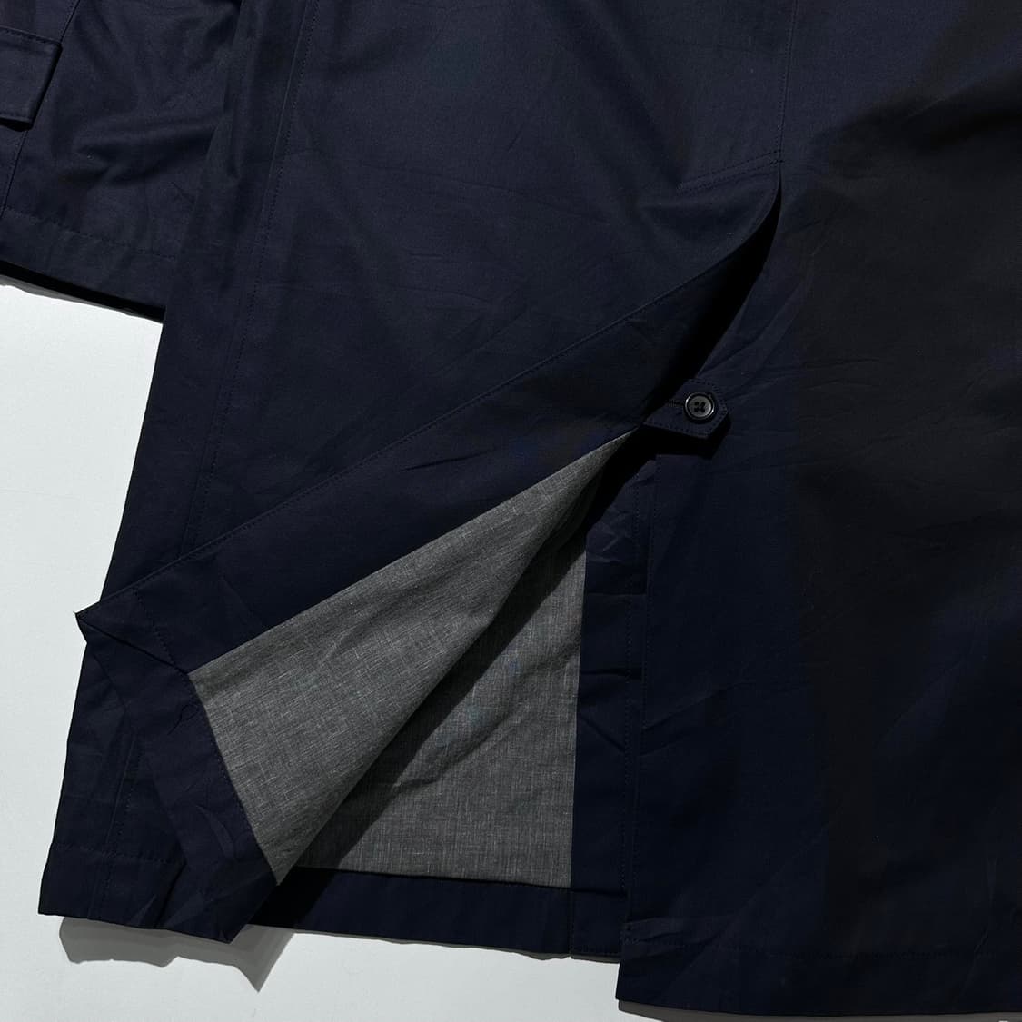 마가렛 호웰 싱글 코트 네이비 상품이미지5