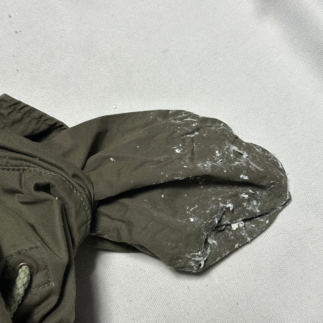 L vtg 카키 피쉬테일 야상 파카 상품이미지5