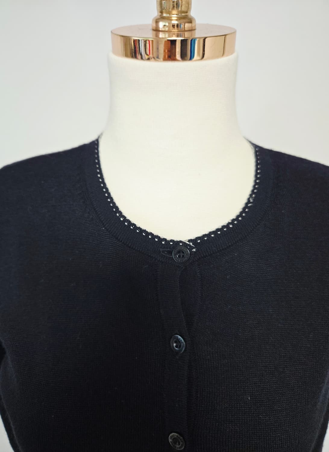 (sale) 꾸레쥬 울100 블랙 가디건 상품이미지5