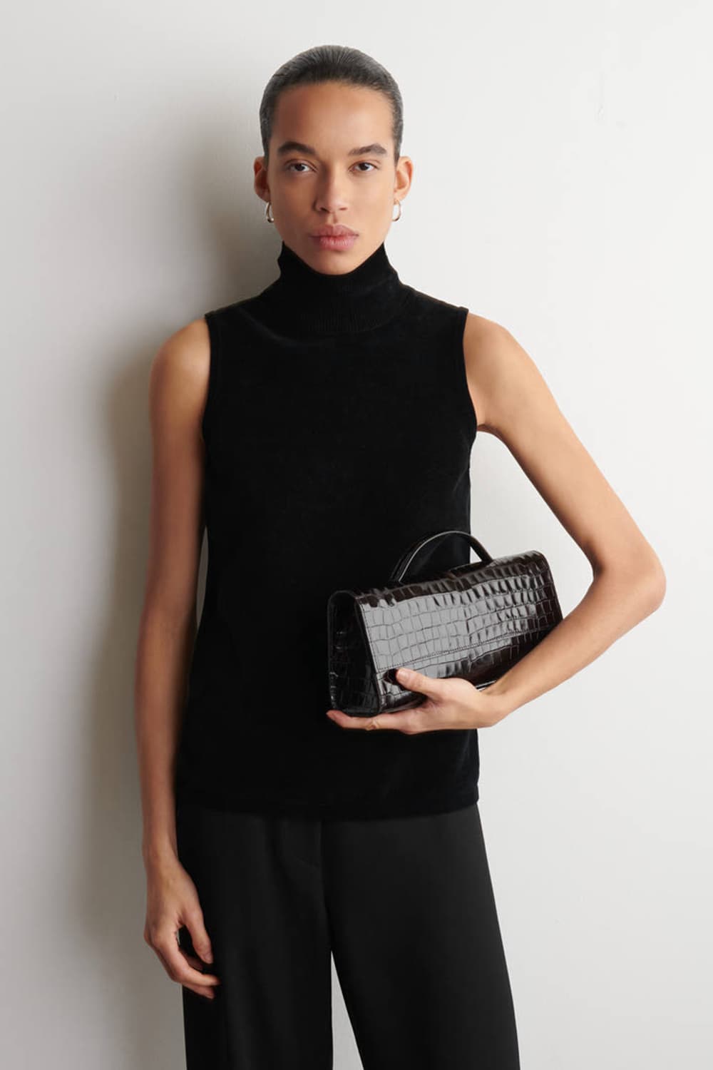 COS 셔닐 퍼널넥 베스트 새상품 / 1321323001 상품이미지2