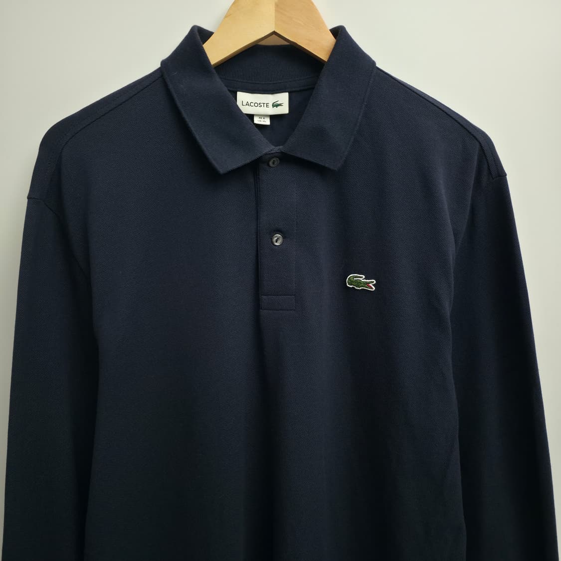 [XL] 라코스테 네이비 긴팔 카라티 상품이미지2