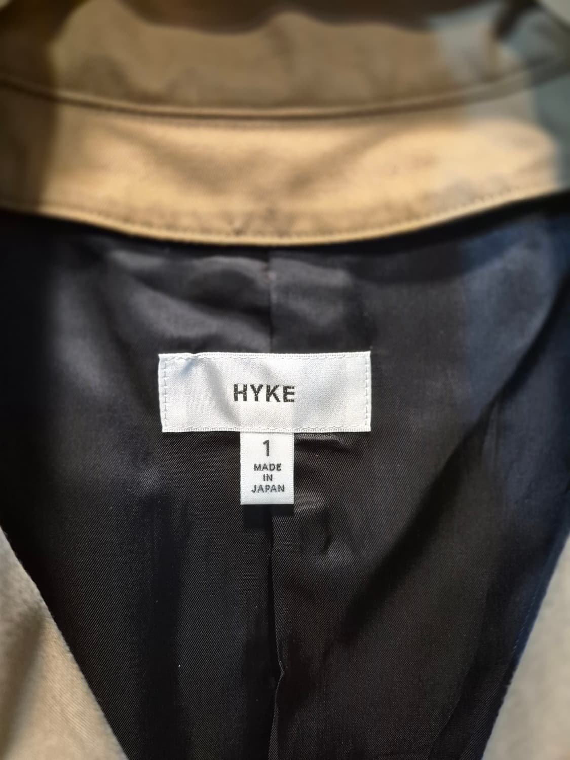 HYKE 베이지트렌치코트 상품이미지5