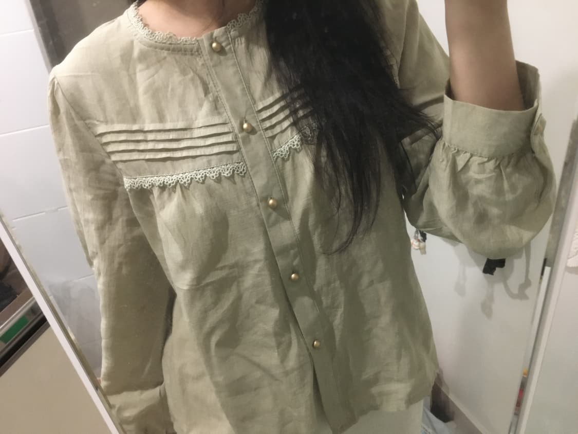 빈티지 레이스 블라우스 상품이미지1