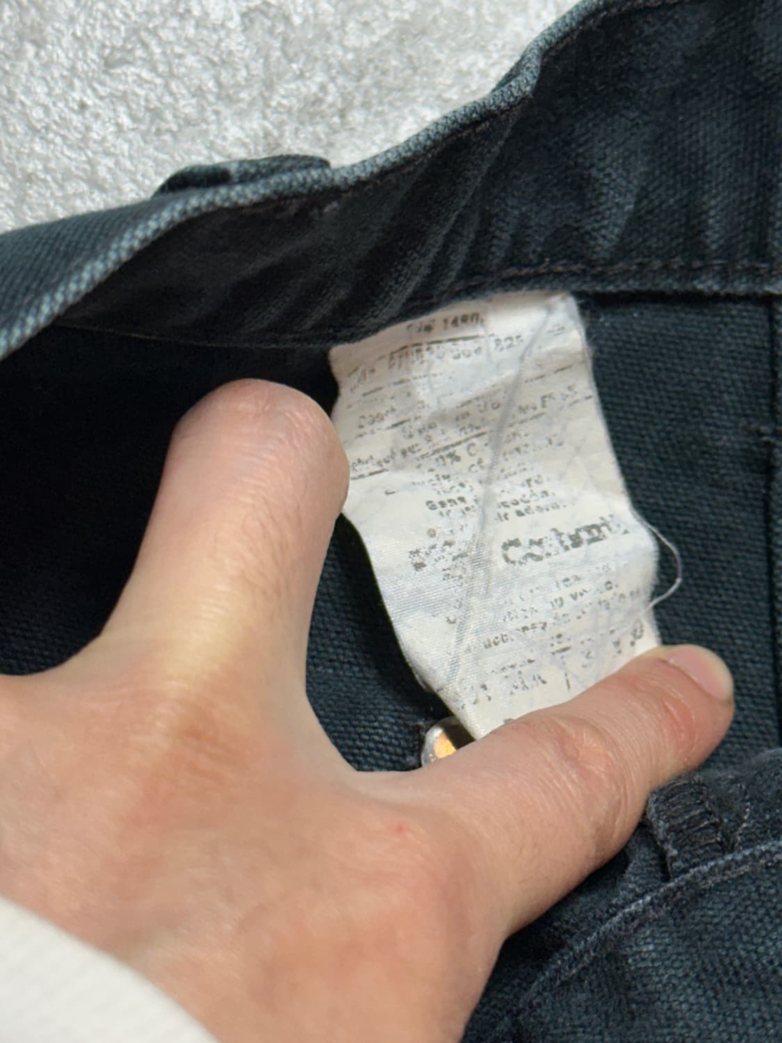 OG USA Made 칼하트 B01 더블니 블랙 칼하트 썩블니 워크팬츠 상품이미지9