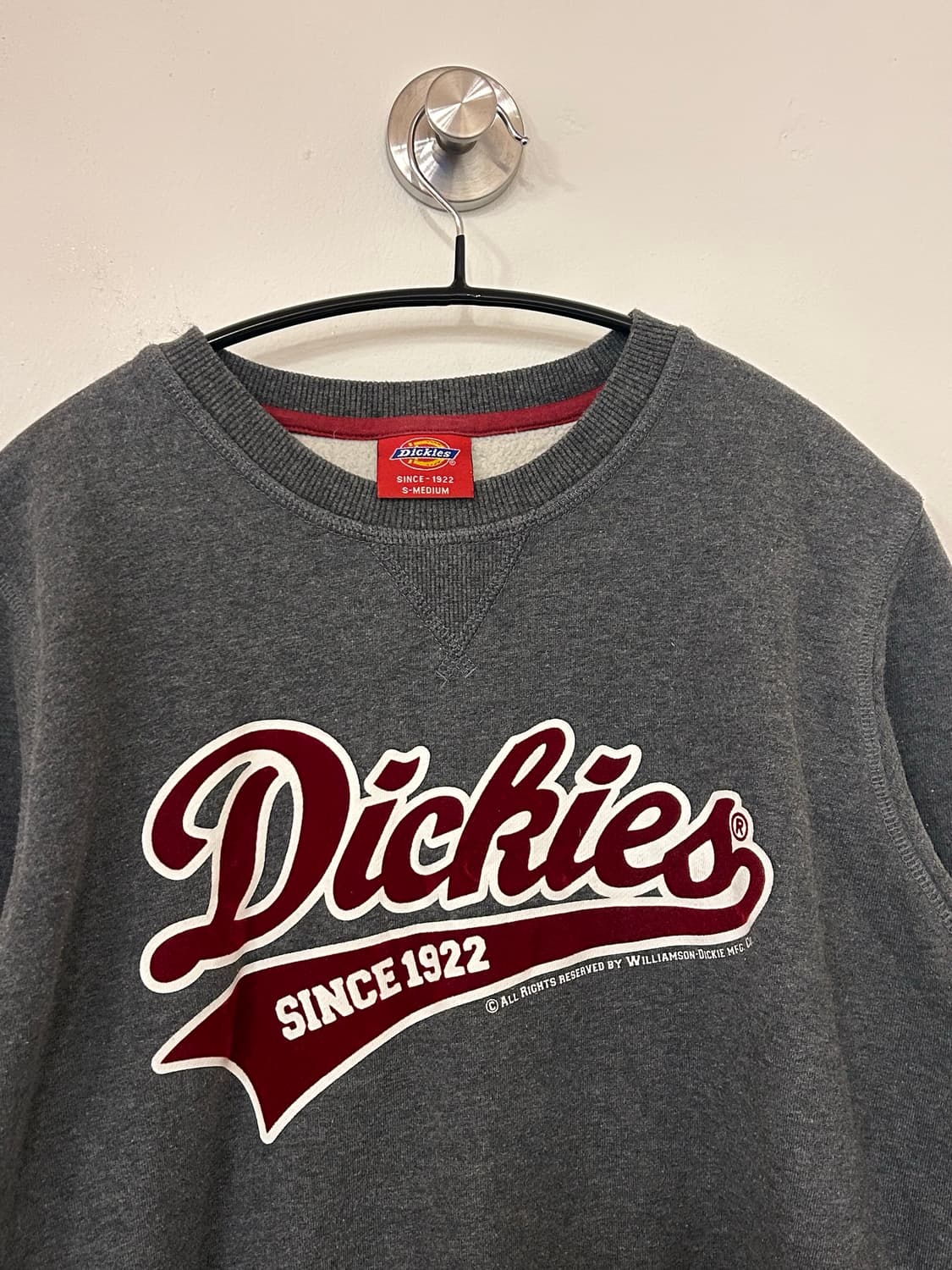 디키즈 맨투맨 S-M 그레이 상품이미지3