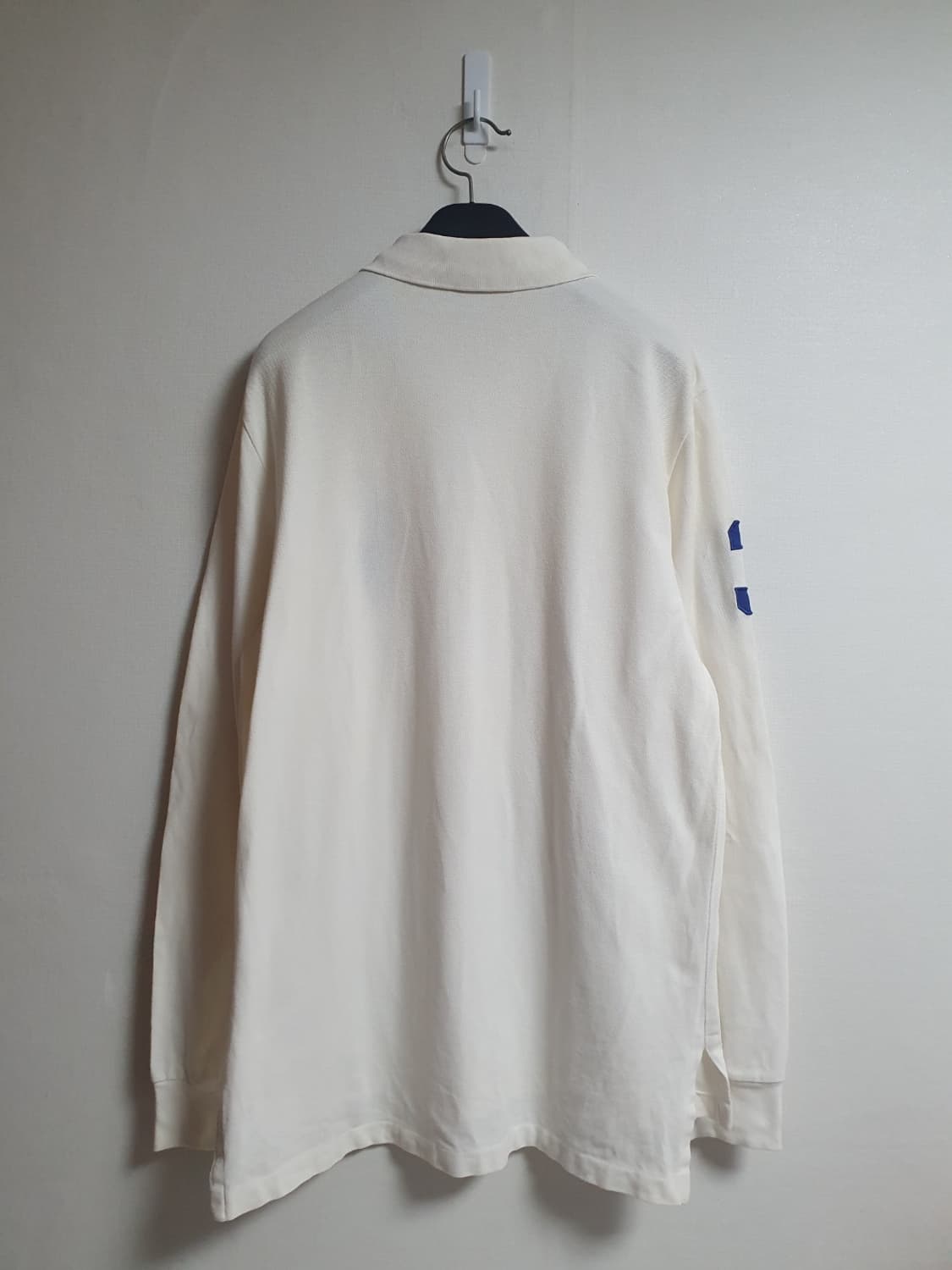 폴로랄프로렌 빅포니 넘버3 긴팔 카라티 아이보리 L 상품이미지3