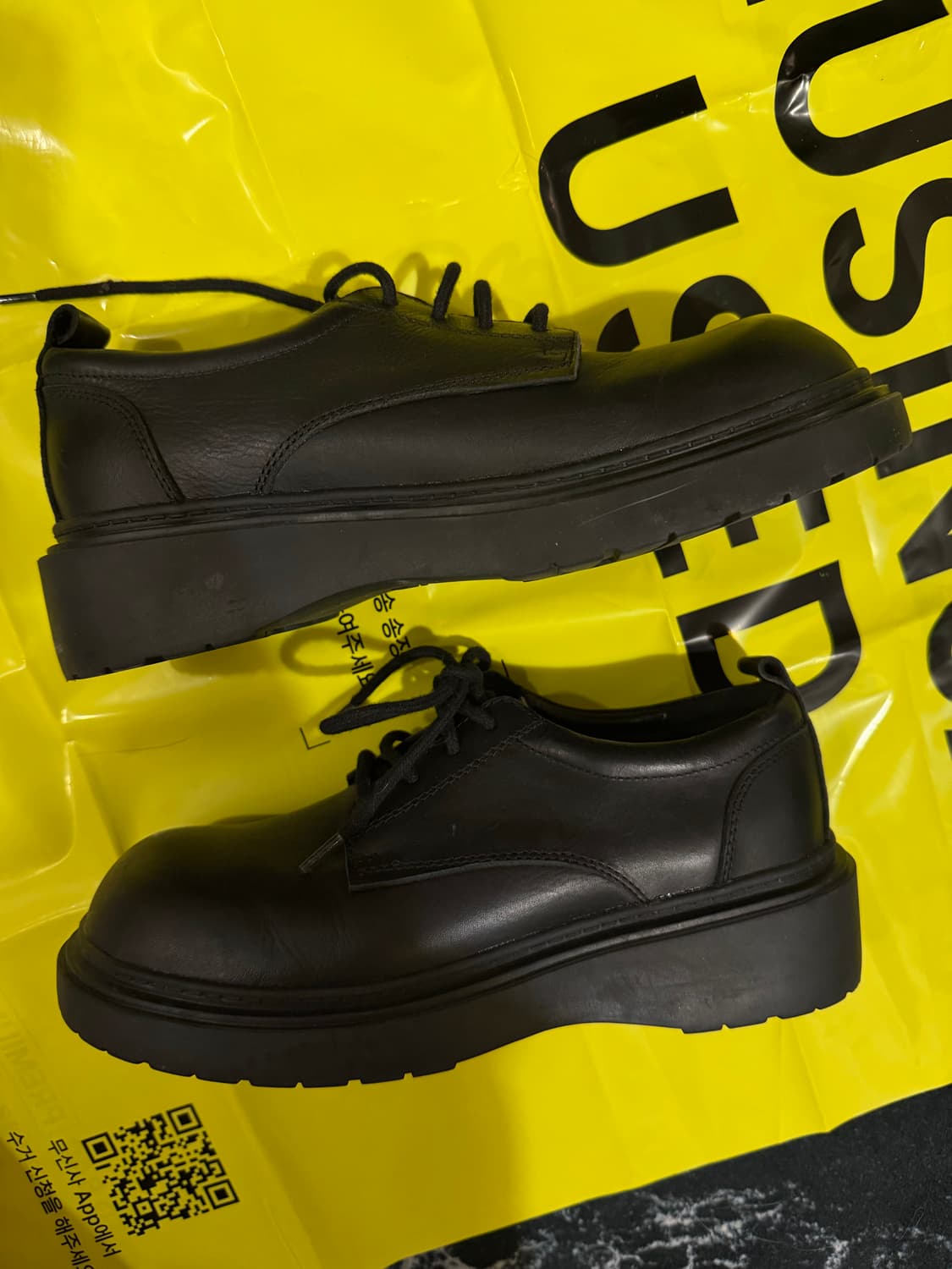 Unif 로퍼 블랙 상품이미지2