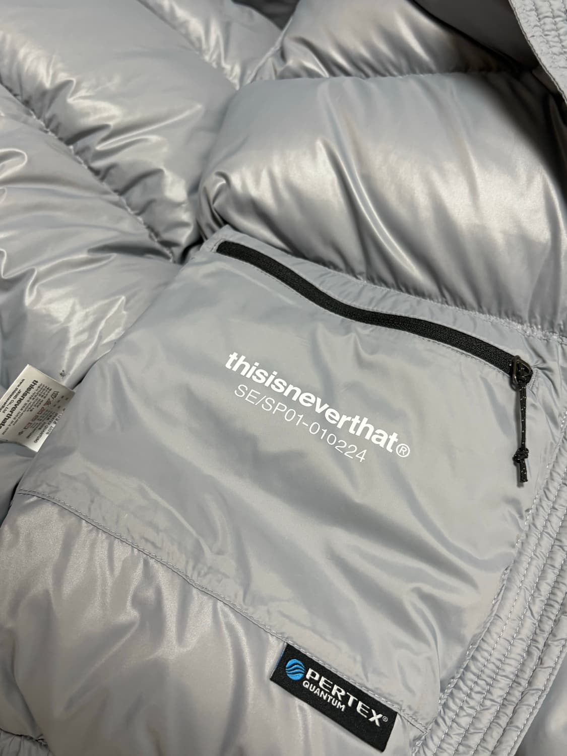 디스이즈네버댓 PERTEX T Down Jacket Gray 상품이미지6