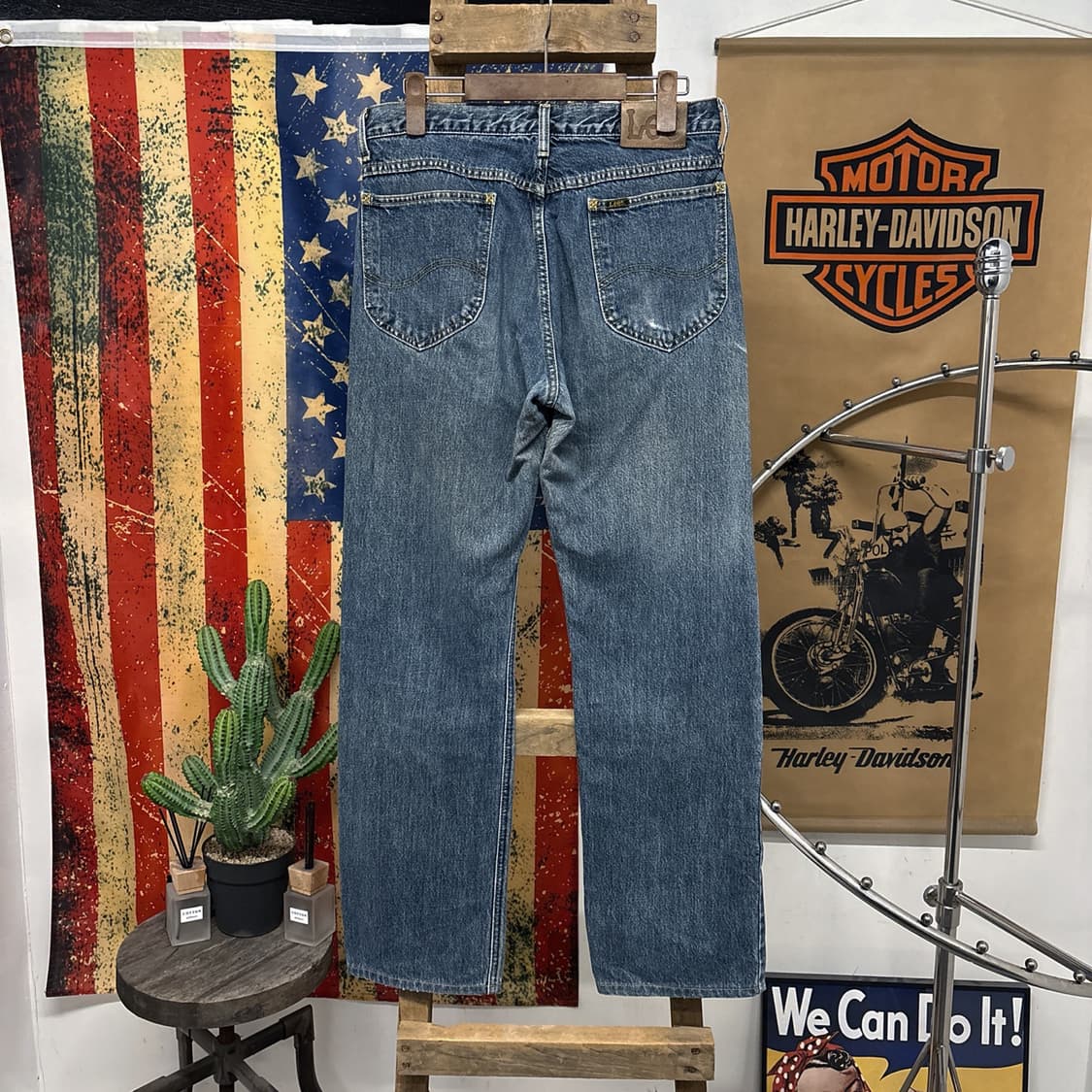 90~00s 리 라이더스 샌포라이징 헤비웨이트 데님팬츠 N1194   상품이미지2