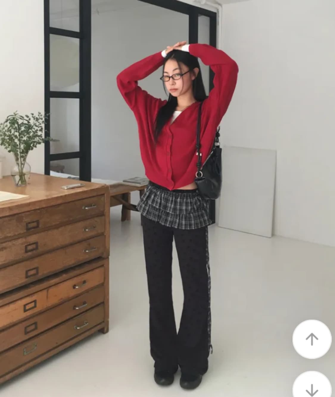 원더원더 아미드 베이직 브이넥 니트 가디건 상품이미지5