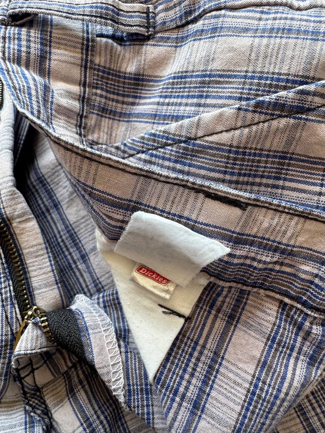 90-00s 디키즈 체크패턴 쇼츠 (31-32) 상품이미지4