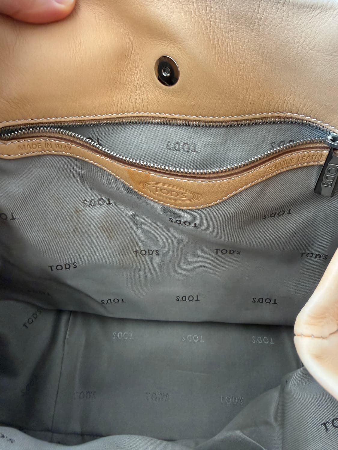 토즈(TOD'S) 레더 토트 숄더백(ITALY) 상품이미지10