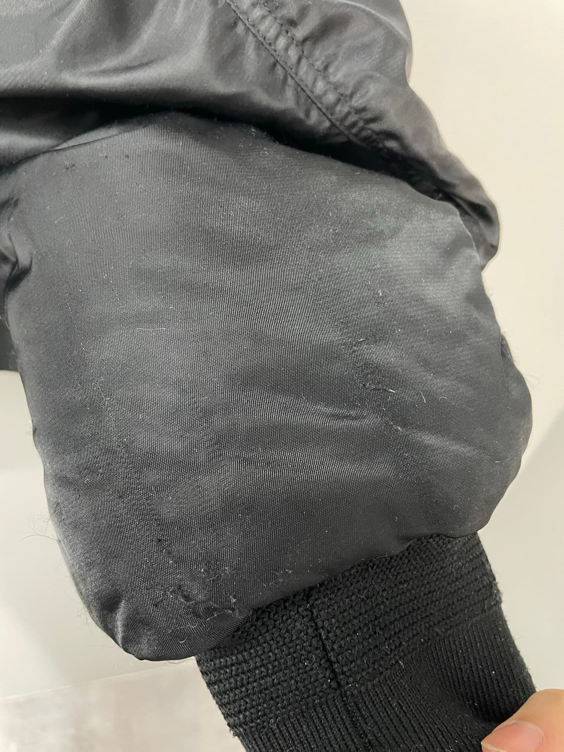 스타터 MA-1 블랙 투포켓 자켓 H1443 상품이미지9