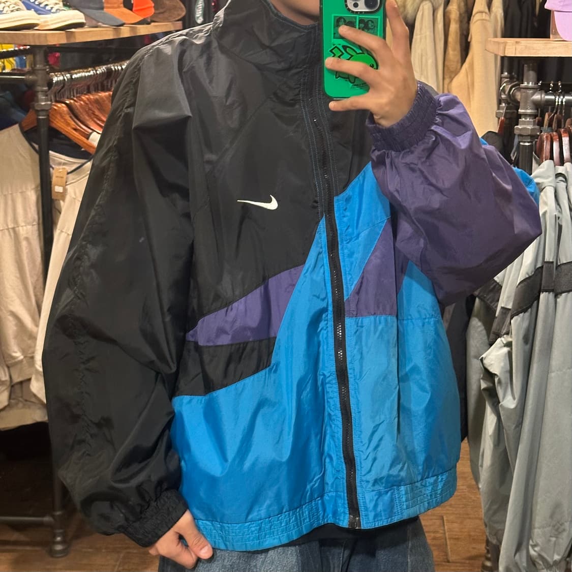 [HI] 나이키 바람막이 블루 상품이미지4