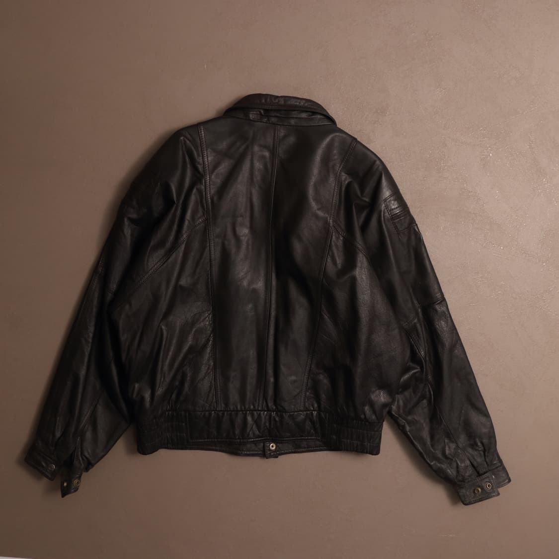 90'S 빈티지 봄버 모터사이클 레더자켓 A1652 상품이미지6