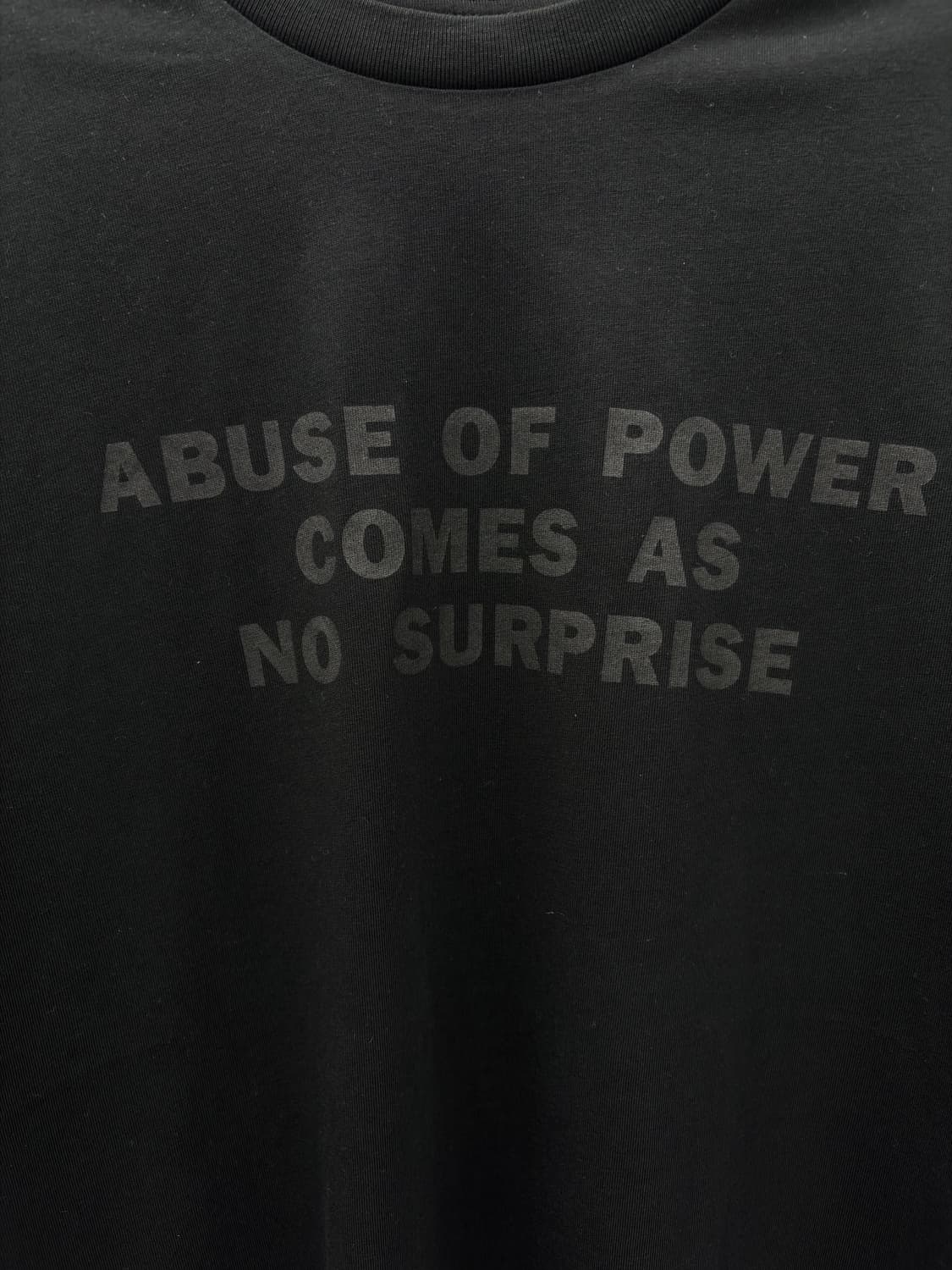 JENNY HOLZER BLACK ABUSE T-SHIRT 상품이미지2